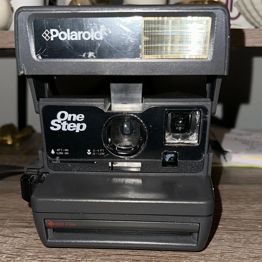 Polaroid Black Instant Film Camera Classic Design